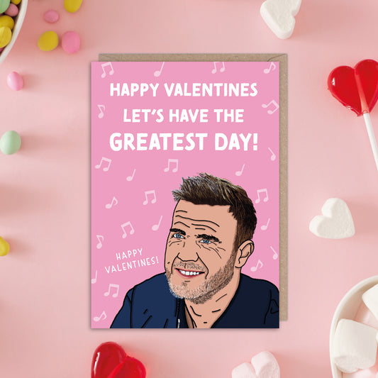 Gary Barlow Valentines Card