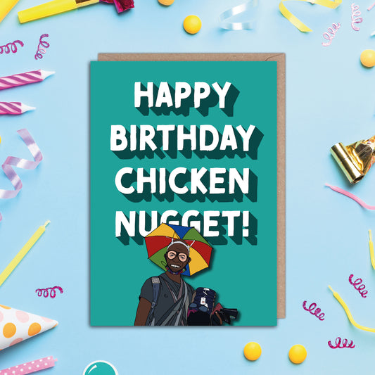Happy Birthday Chicken Nugget TikTok Birthday Card