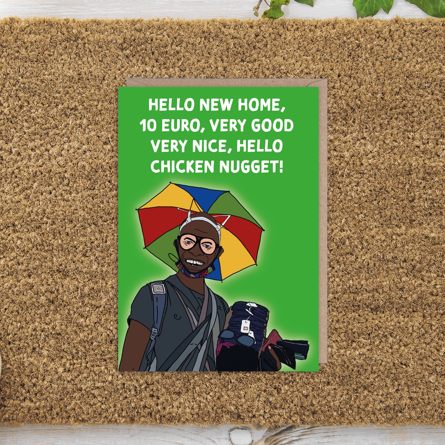 Hello New Home 10 Euro Very Good Very Nice New Flat New Digs Card
