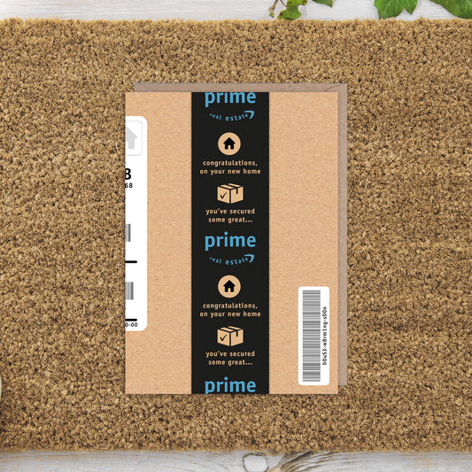 Amazon Prime Inspired New Home New Flat New Digs Card