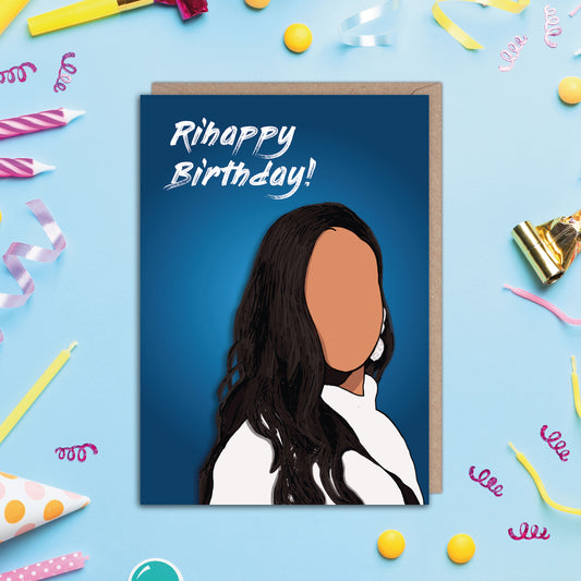 Rihappy Birthday Rihanna Birthday Card Super Bowl Music