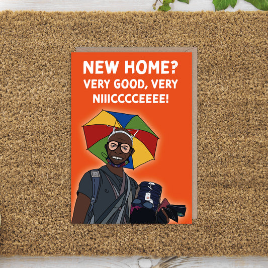 Very Good Very Nice New Home New Flat New Digs Card