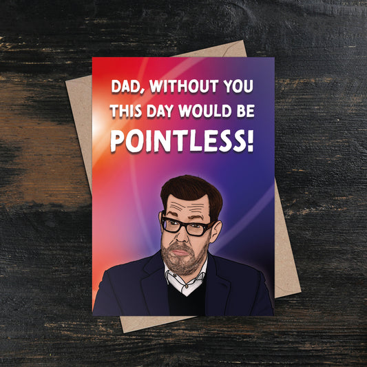 Pointless Richard Osman Father's Day Card