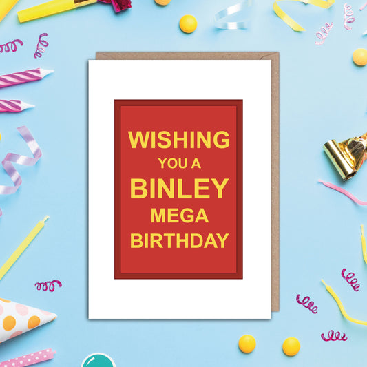 Binley Mega Chippy Birthday Card