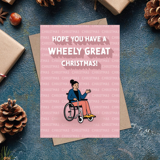 Hope you have a Wheely Great Christmas Card