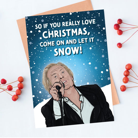 Billy Mack Bill Nighy Love actually Christmas Card