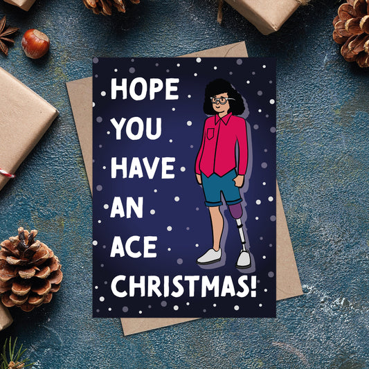 Have an Ace Christmas One Leg Inclusive Card
