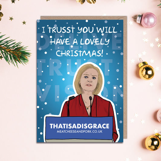 Liz Truss Trusst Christmas Card
