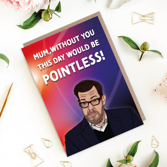Pointless Richard Osman Mother's Day Card